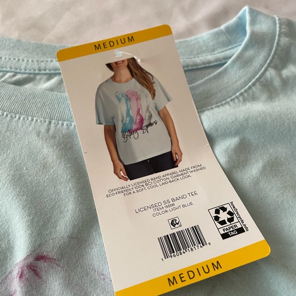 NWT! Britney Spears Ladies Soft Short Sleeve Licensed Band Tee, Sz M - Picture 4 of 4